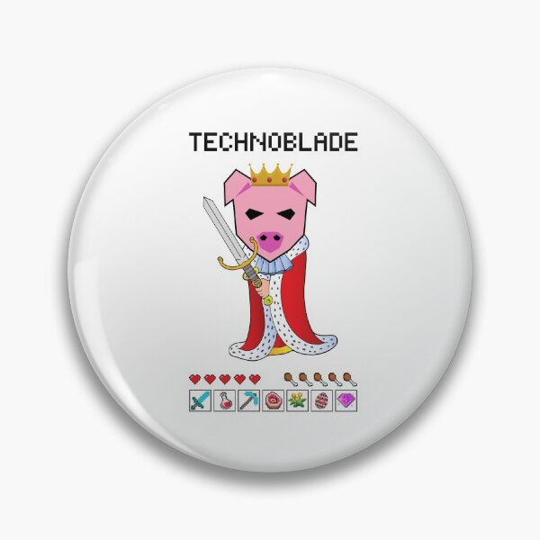 Item preview, Technoblade - Techno the pig ( Technoblade Never Dies ) designed and sold by ShawnDzign.