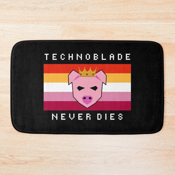 Item preview, Technoblade Never Dies ( Techno the pig ) designed and sold by ShawnDzign.