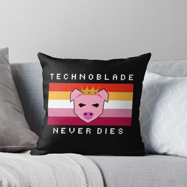Item preview, Technoblade Never Dies ( Techno the pig ) designed and sold by ShawnDzign.