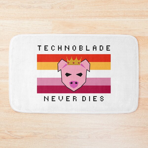 Item preview, Technoblade Never Dies ( Techno the pig ) designed and sold by ShawnDzign.