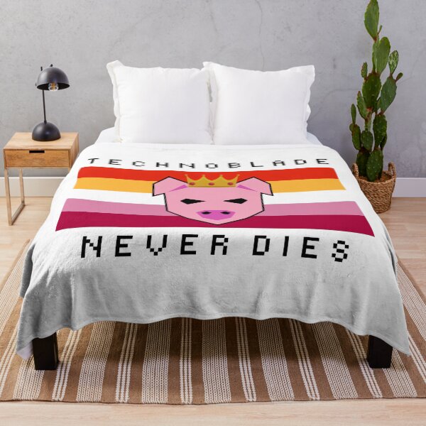 Item preview, Technoblade Never Dies ( Techno the pig ) designed and sold by ShawnDzign.