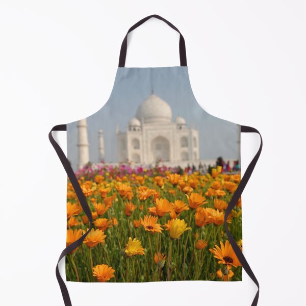 Item preview, Taj Mahal with flowers in front, Agra, India, modern art, wall art, print, personalised gifts, custom printed gifts designed and sold by CameraDesign.