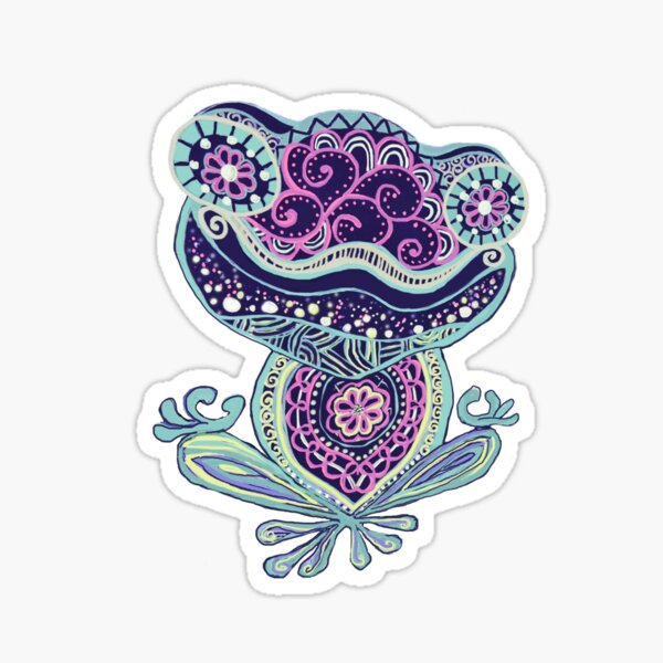 Item preview, Namaste Frog designed and sold by A4DITEE (aphrodite).