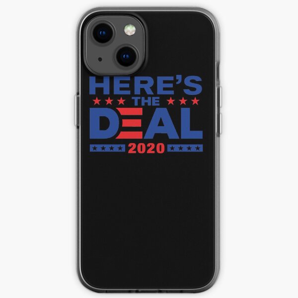 Here&x27;s The Deal Biden Trump Debate Mix WTFBrahh Classic T-Shirt iPhone Soft Case