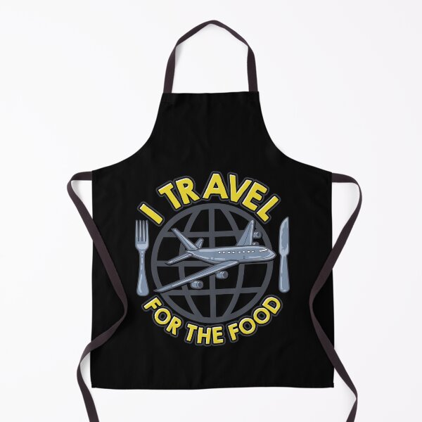 Item preview, Cute I Travel For The Food Funny Foodie Pun designed and sold by perfectpresents.