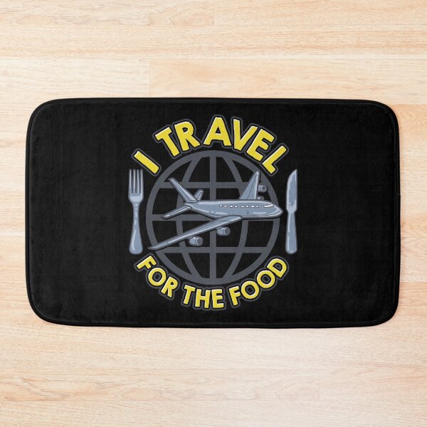 Item preview, Cute I Travel For The Food Funny Foodie Pun designed and sold by perfectpresents.