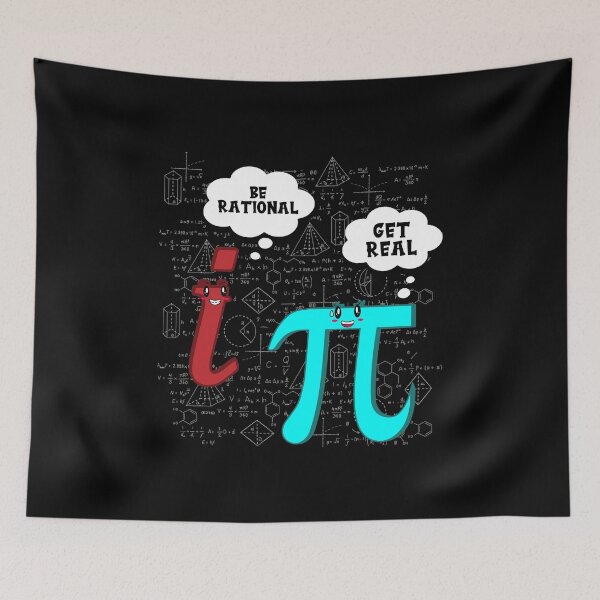 Item preview, Cute Math Be Rational Get Real Mathematics Pun designed and sold by perfectpresents.