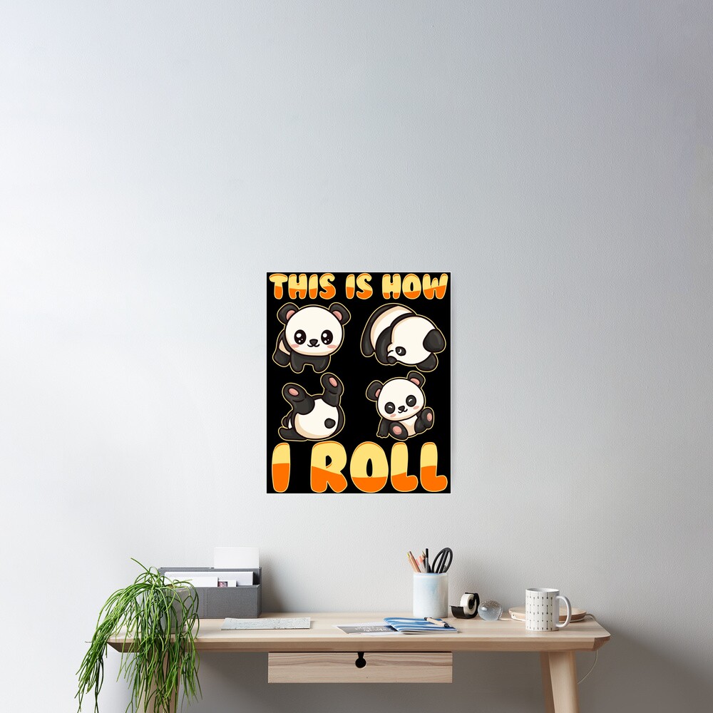 Cute This Is How I Roll Panda Funny Anime Kawaii Digital Art by The Perfect  Presents - Fine Art America