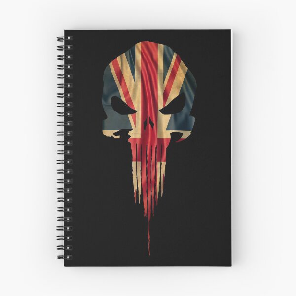 Artikelvorschau, Schädel der britischen Flagge entworfen und verkauft von WASAN  DESIGNS.
