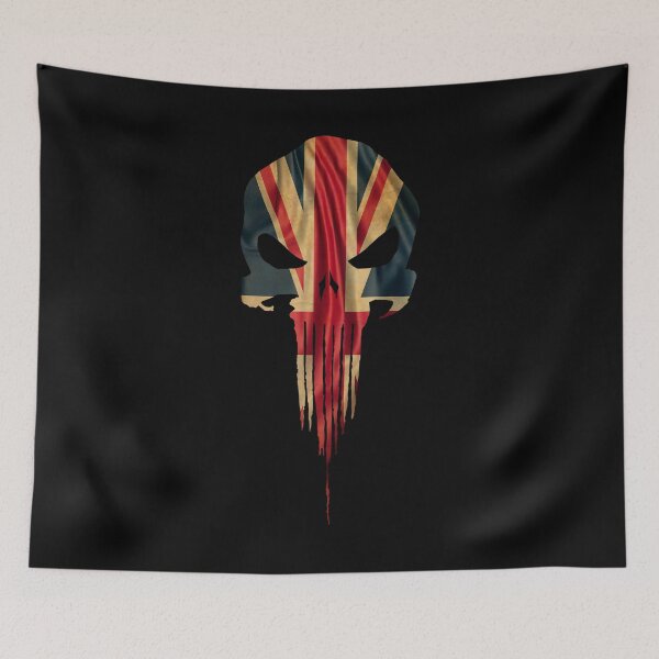 Item preview, British Flag Skull designed and sold by WASAN  DESIGNS.