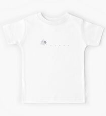 Small White Totoro Dropping Acorns - Two Colour Kids Tee