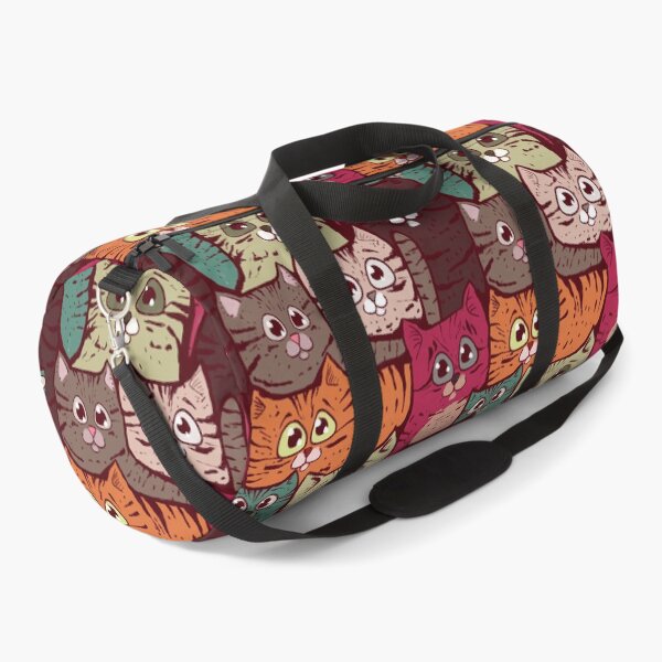 Item preview, a crowd of cute cartoon colorful cats designed and sold by luboffke.