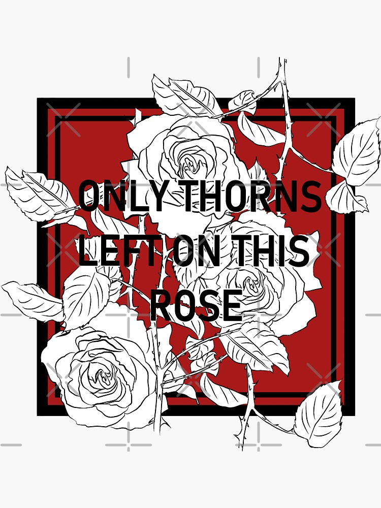 "Dorothea arnault red background quote" Sticker for Sale by