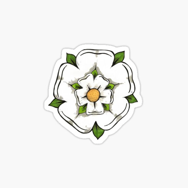 Reyt Good Yorkshire Rose. Sticker