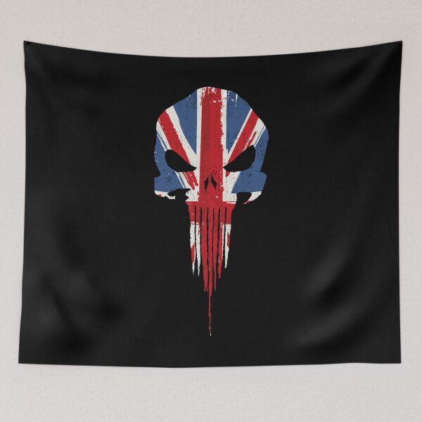Item preview, British Flag Skull  designed and sold by WASAN  DESIGNS.