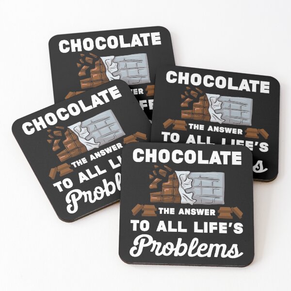 Item preview, Chocolate the Answer to All Life’s Problems | Chocolatier designed and sold by Dancing Dolphin Crafts.