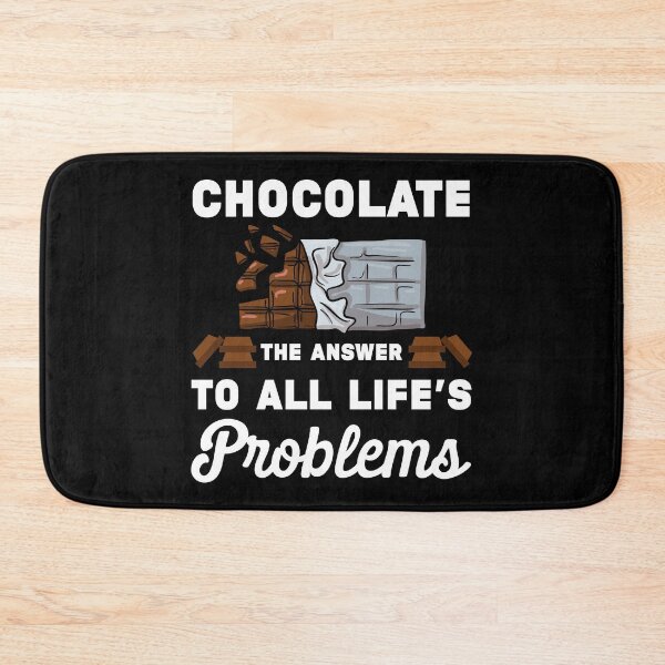 Item preview, Chocolate the Answer to All Life’s Problems | Chocolatier designed and sold by Dancing Dolphin Crafts.
