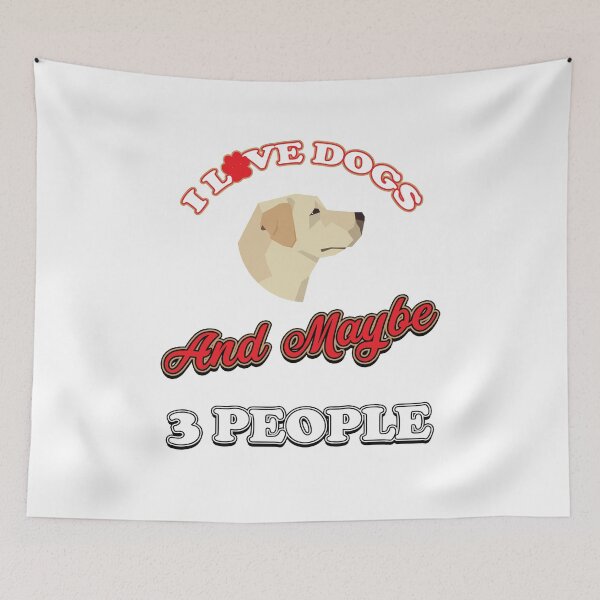 Item preview, I love dogs and maybe 3 people designed and sold by saulmedia.