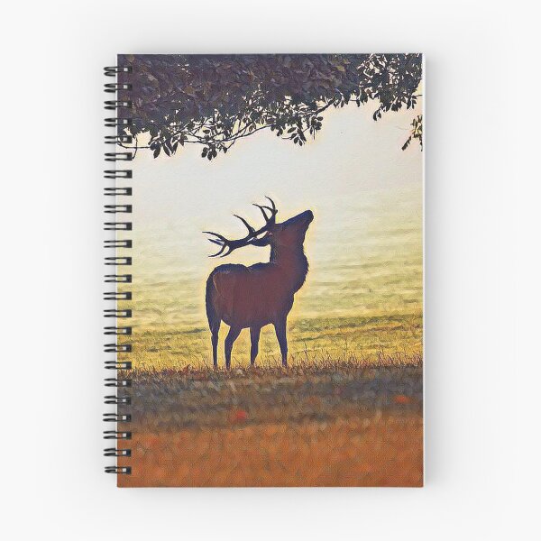 Item preview, Roaring deer in shades of brown designed and sold by Ninaeva.