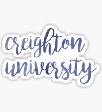 Creighton University Watercolor Sticker