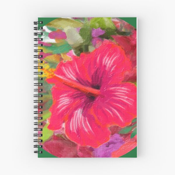 Item preview, Red Hibiscus Flower Painted designed and sold by StickerArtwork.