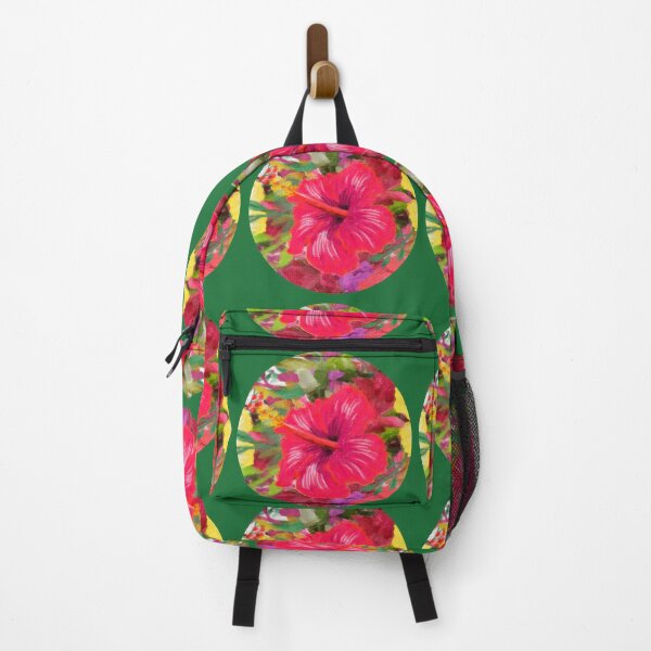 Item preview, Red Hibiscus Flower Painted designed and sold by StickerArtwork.