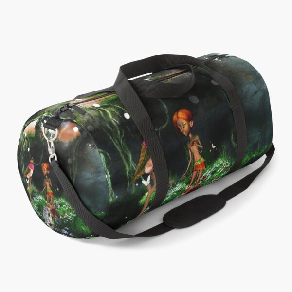 Item preview, Little fairy with cat and fox in a cave designed and sold by nicky2342.