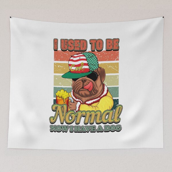 Item preview, I Used To Be Normal - Pug designed and sold by saulmedia.