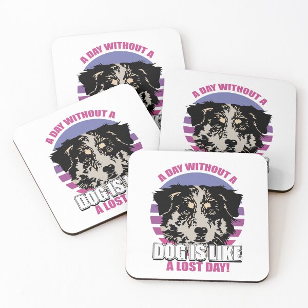 Item preview, A Day Without A Dog - Australian Shepherd designed and sold by saulmedia.