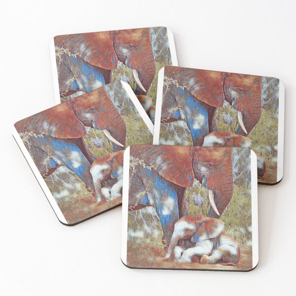 Item preview, GALATHI Elephants Vintage - Wildlife designed and sold by Galathi Designs.