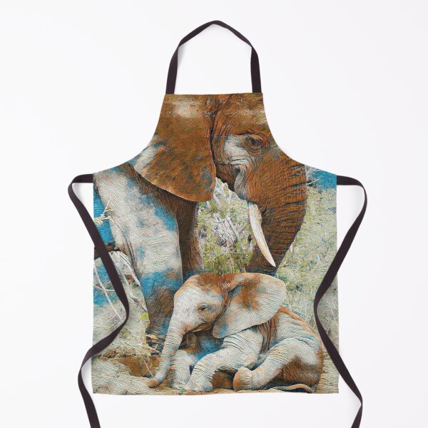 Item preview, GALATHI Elephants Brown - Wildlife designed and sold by Galathi Designs.
