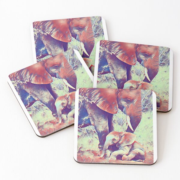 Item preview, GALATHI Elephants Painting - Wildlife designed and sold by Galathi Designs.