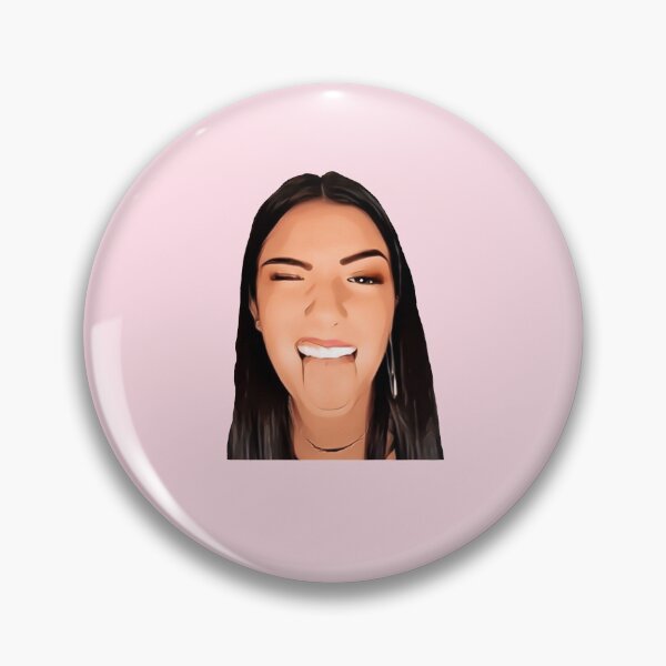 Item preview, Cute Charli Damelio tongue out - baby pink designed and sold by MNCO.