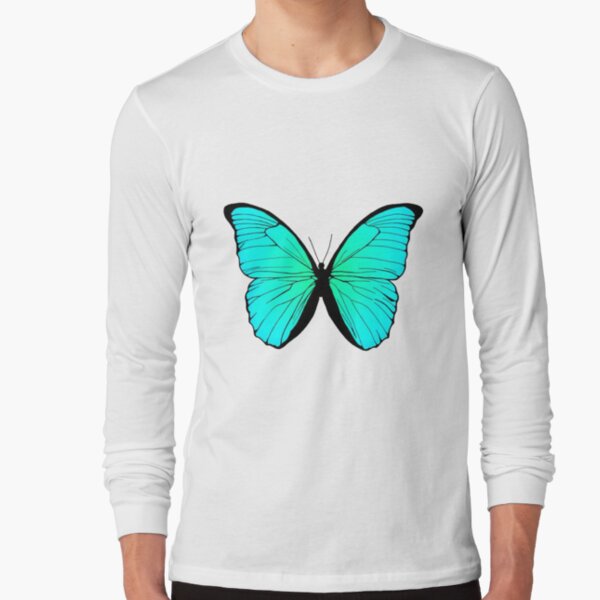 ‘Garden Party’ Butterfly Pin (Aqua)