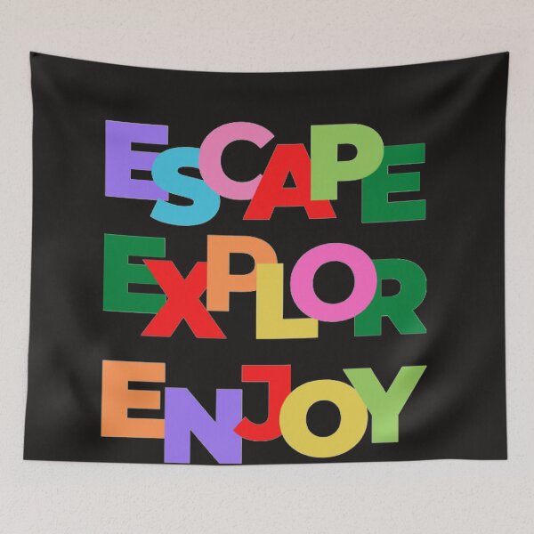 Item preview, Escape, Explore, Enjoy designed and sold by AMBERGIGGS.