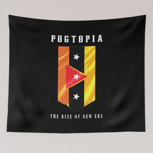 Item preview, Pogtopia Flag - The Rise of New Era designed and sold by ShawnDzign.
