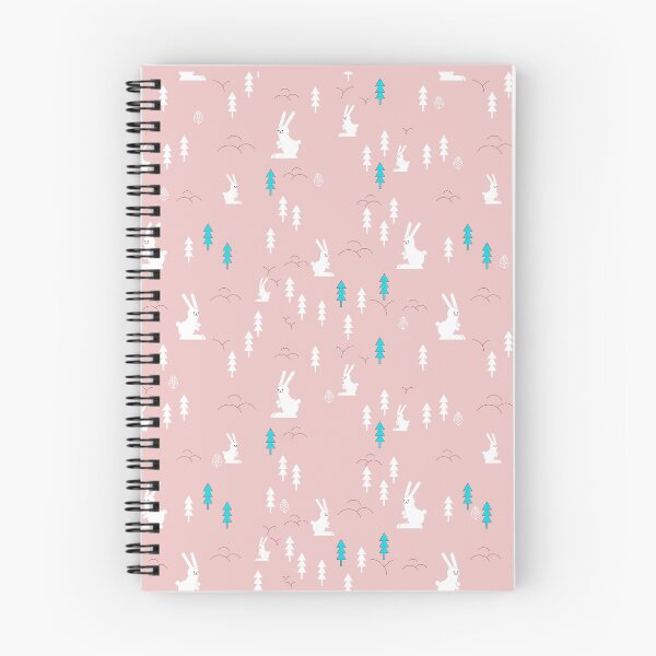 Item preview, bunnies and pine designed and sold by PaperPixs Studio.