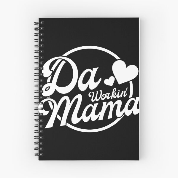Item preview, The Working Mom - Da Workin' Mama Pidgin English Hearts (White Printed Design) designed and sold by modernfamgear.