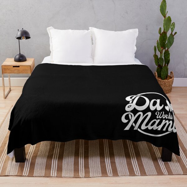 Item preview, The Working Mom - Da Workin' Mama Pidgin English Hearts (White Printed Design) designed and sold by modernfamgear.