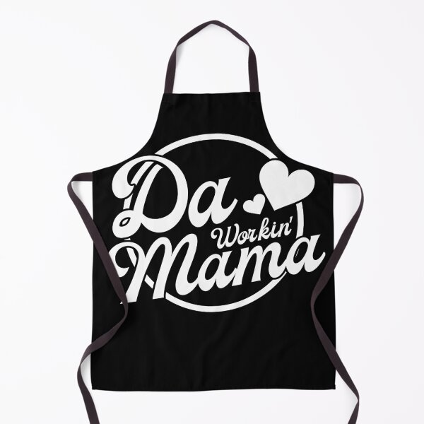 Item preview, The Working Mom - Da Workin' Mama Pidgin English Hearts (White Printed Design) designed and sold by modernfamgear.