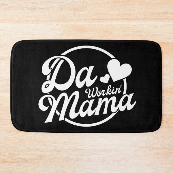 Item preview, The Working Mom - Da Workin' Mama Pidgin English Hearts (White Printed Design) designed and sold by modernfamgear.