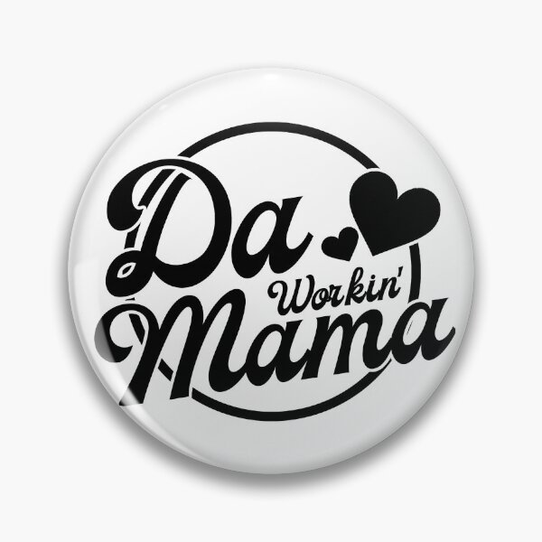 Item preview, The Working Mom - Da Workin' Mama Pidgin English Hearts (Black Printed Design) designed and sold by modernfamgear.