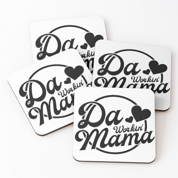 Item preview, The Working Mom - Da Workin' Mama Pidgin English Hearts (Black Printed Design) designed and sold by modernfamgear.