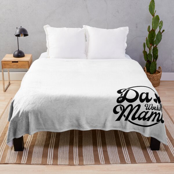 Item preview, The Working Mom - Da Workin' Mama Pidgin English Hearts (Black Printed Design) designed and sold by modernfamgear.