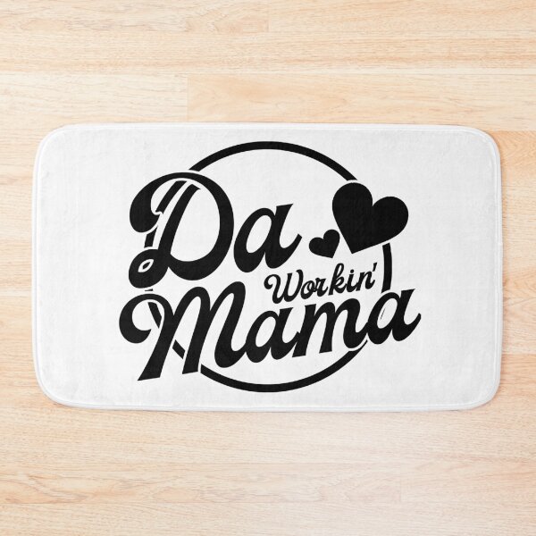 Item preview, The Working Mom - Da Workin' Mama Pidgin English Hearts (Black Printed Design) designed and sold by modernfamgear.