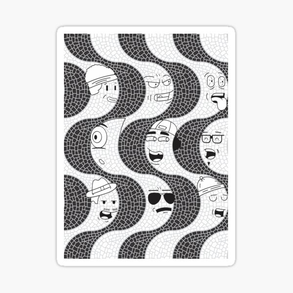 Item preview, The Face of Rio - Copacabana Pavement designed and sold by Felipe Navega.