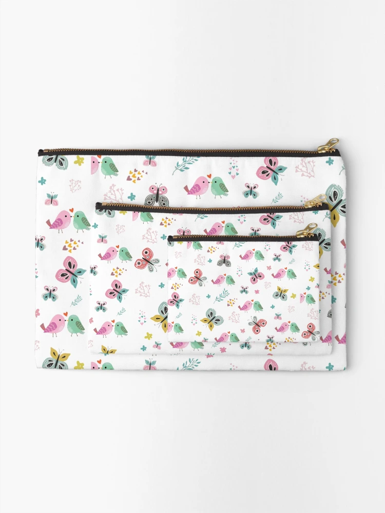 Thumbnail 2 of 4, Zipper Pouch, Spring Patterns designed and sold by Cre8iveSkill.