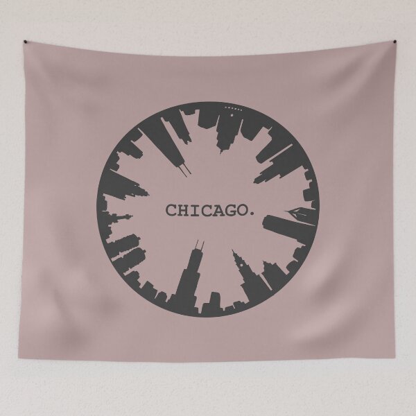 Item preview, Chicago Skyline Design designed and sold by tanimator.