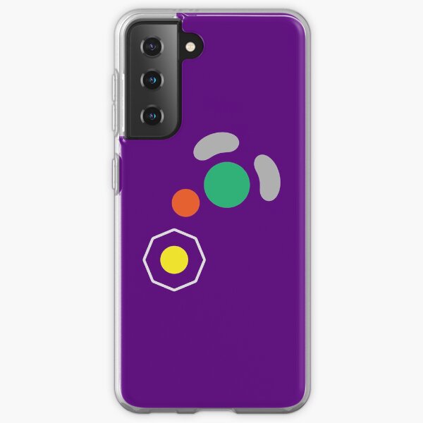 Symbole du bouton du contrôleur Gamecube Coque souple Samsung Galaxy
