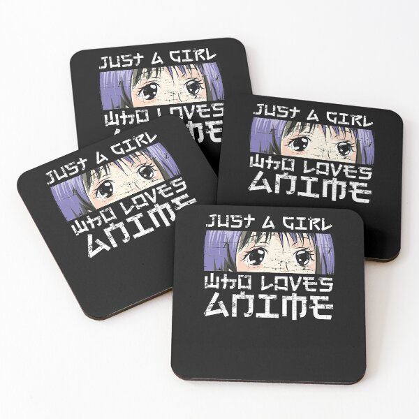 Item preview, Just A Girl Who Loves Anime designed and sold by bestshirtdesign.